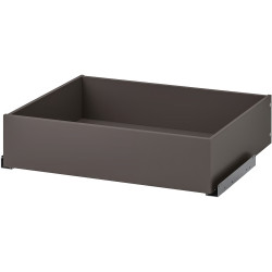 Шкаф-купе Ikea Pax/Hasvik полки/штанги/ящики/корзины/стеллаж 170x66x201 (Тёмно-серый/Имитация Дуба) Thumb