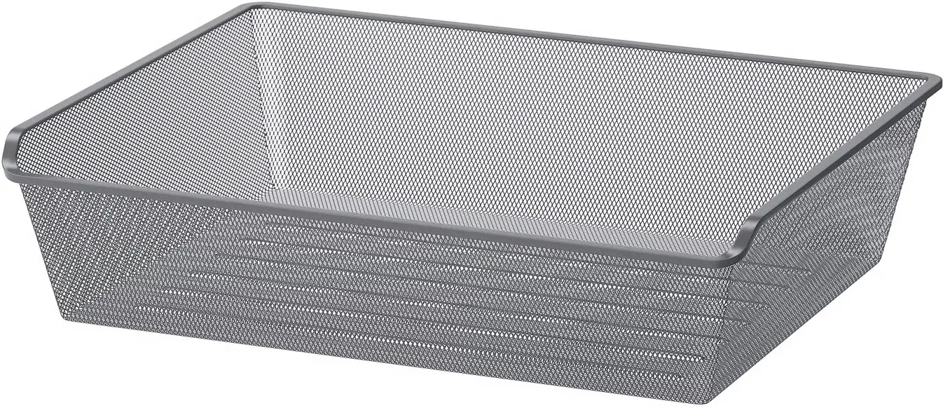 Шкаф-купе Ikea Pax/Hasvik полки/штанги/ящики/корзины/стеллаж 170x66x236 (Тёмно-серый/Имитация Дуба) - 7