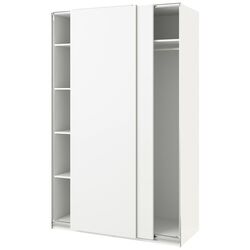 Dulap-cupe Ikea Pax/Hasvik bara/rafturi 150x66x236 (Alb) Thumb