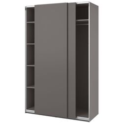 Dulap-cupe Ikea Pax/Hasvik bara/rafturi 150x66x236 (Gri-inchis) Thumb