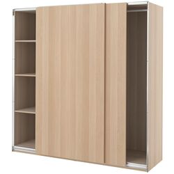 Dulap-cupe Ikea Pax/Hasvik bara/rafturi 200x66x201 (Aspect Stejar Antichizat) Thumb