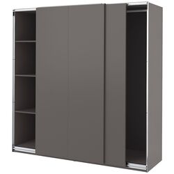 Dulap-cupe Ikea Pax/Hasvik bara/rafturi 200x66x201 (Gri-inchis) Thumb