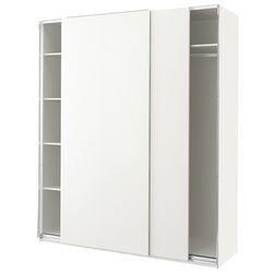 Dulap-cupe Ikea Pax/Hasvik bara/rafturi 200x66x236 (Alb) Thumb