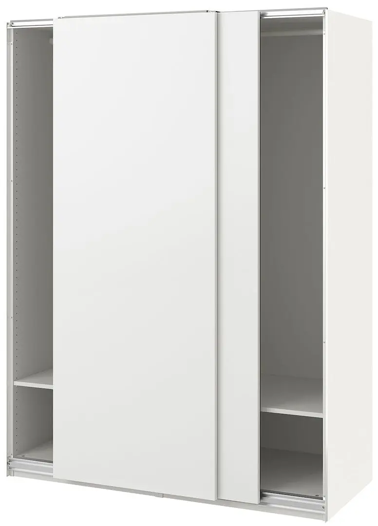 Dulap-cupe Ikea Pax/Hasvik bare/rafturi 150x66x201 (Alb)