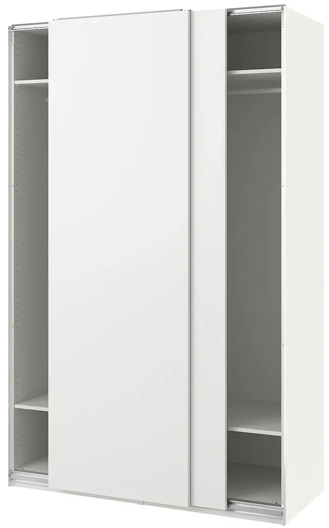 Dulap-cupe Ikea Pax/Hasvik bare/rafturi 150x66x236 (Alb)