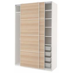 Dulap-cupe Ikea Pax/Mehamn 150x66x236 (Aspect Stejar Antichizat)