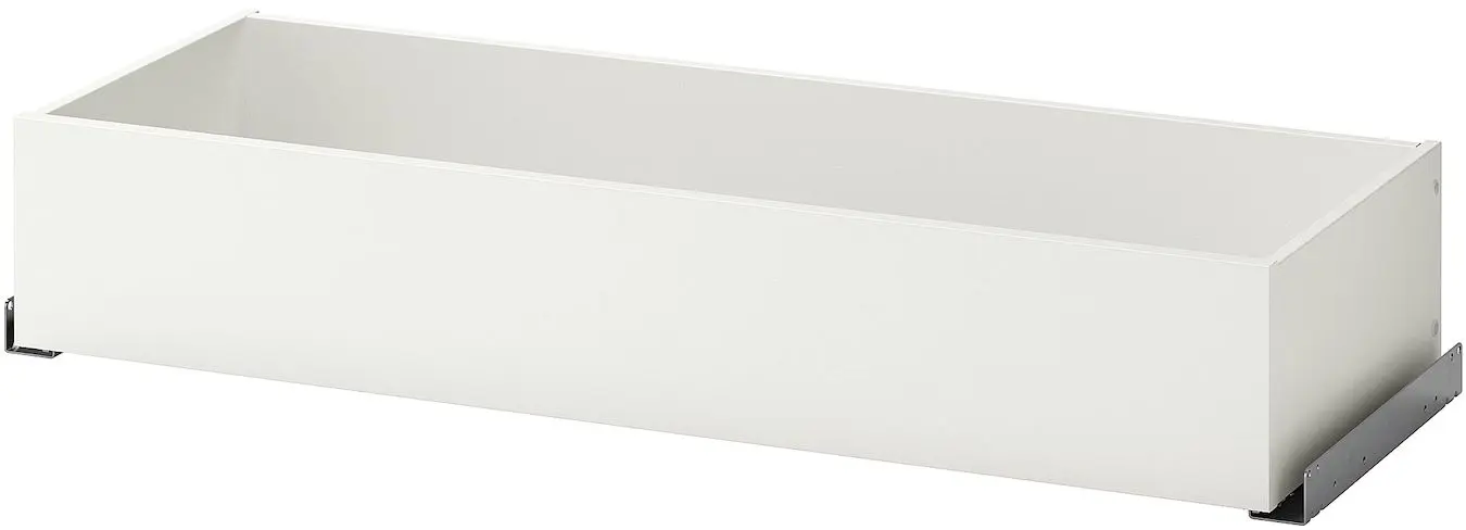 Dulap-cupe Ikea Pax/Mehamn rafturi/bare/sertar 200x44x236 (Alb/Aspect Stejar Antichizat)