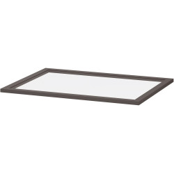 Dulap-cupe Ikea Pax/Mehamn rafturi/bare/sertare 150x66x236 (Gri inchis/Negru/Nuc) Thumb