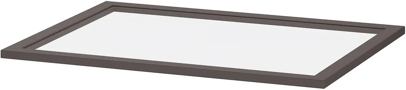 Dulap-cupe Ikea Pax/Mehamn rafturi/bare/sertare 150x66x236 (Gri inchis/Negru/Nuc) - 5