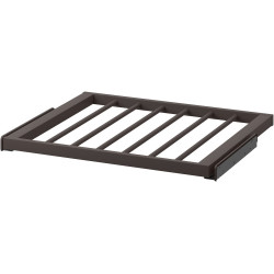 Dulap-cupe Ikea Pax/Mehamn rafturi/bare/sertare 150x66x236 (Gri inchis/Negru/Nuc) Thumb