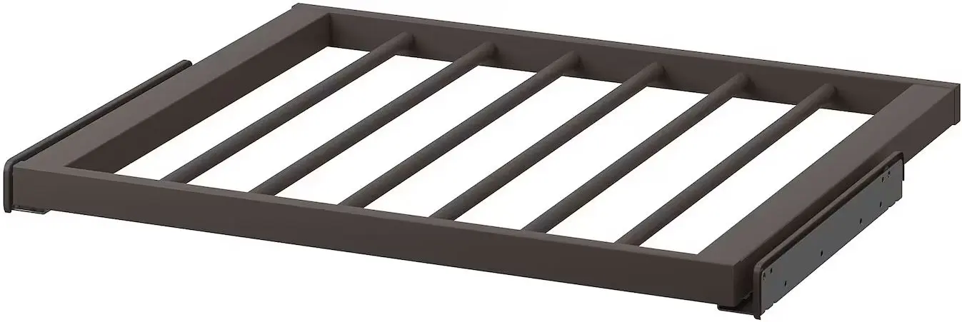 Dulap-cupe Ikea Pax/Mehamn rafturi/bare/sertare/cos 150x66x236 (Gri inchis)