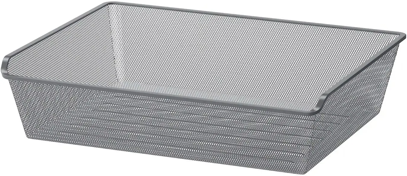 Dulap-cupe Ikea Pax/Mehamn rafturi/bare/sertare/cos 150x66x236 (Gri inchis)