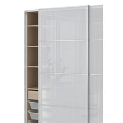 Dulap-cupe Ikea Pax/Svartisdal 200x66x236 (Aspect Stejar Antichizat/Alb Aspect Hârtie) Thumb