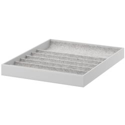 Dulap-cupe Ikea Pax/Svartisdal bare/rafturi/sertare 200x66x236 (Gri Inchis/Alb Aspect Hartie) Thumb