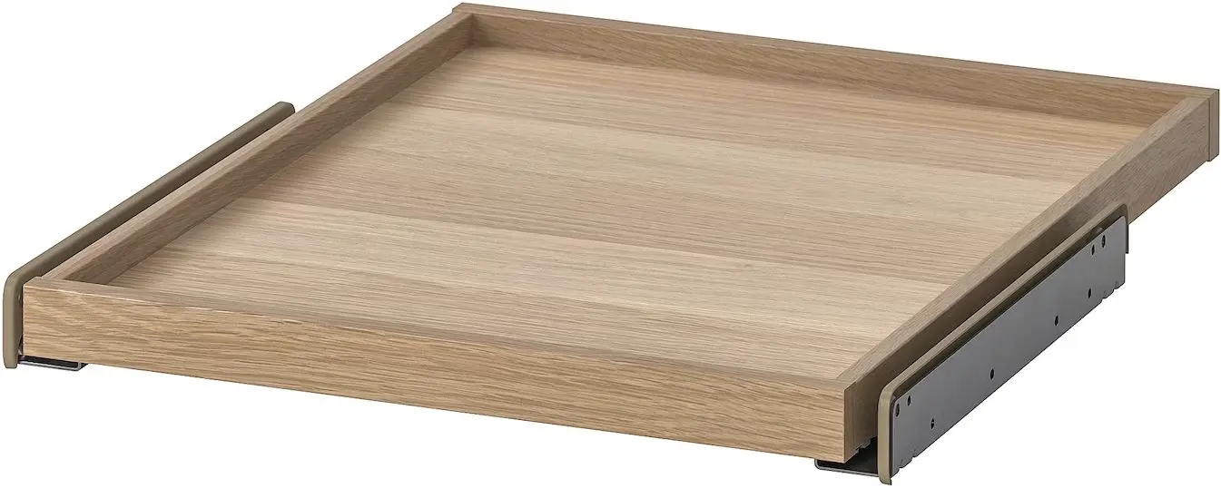 Dulap-cupe Ikea Pax/Svartisdal rafturi/bare/sertare/cosuri 200x66x201 (Aspect Stejar Antichizat/Alb Aspect Hartie)