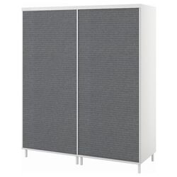 Dulap-cupe Ikea Platsa 160x57x191 (Alb Larkollen/Gri Inchis)