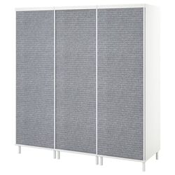 Dulap-cupe Ikea Platsa 180x57x191 (Alb Larkollen/Gri Inchis)