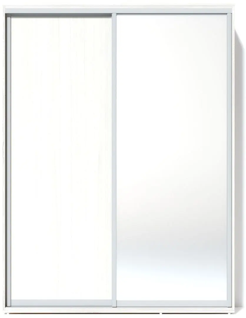 Шкаф-купе Fabrik Home 1600 1 зеркало (Ясень Белый)