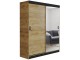 Шкаф-купе Prime Furniture Retro 1 138x205x59 (Craft Oak Golden/Black)