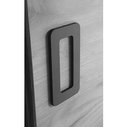 Dulap-cupe Prime Furniture Retro 1 Black Handles 138x205x59 (White/Black) Thumb