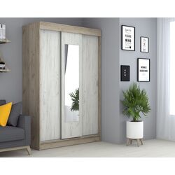 Dulap-cupe Marcel Prod Basia RO (Craft Oak Gray/Craft Oak White) Thumb