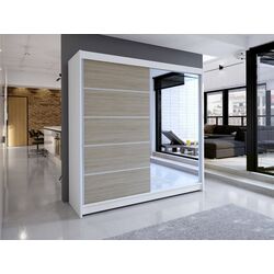 Шкаф-купе Mirjan24 Bar III/Talin III c LED подсветкой (White/Sonoma Oak) Thumb