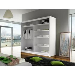 Шкаф-купе Mirjan24 Bar III/Talin III c LED подсветкой (White/Sonoma Oak) Thumb