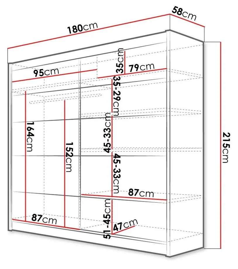 Dulap-cupe Mirjan24 Bar IV/Talin IV (White) - 2