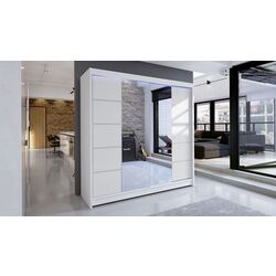 Шкаф-купе Mirjan24 Bar V/Talin V c LED подсветкой (White) Thumb