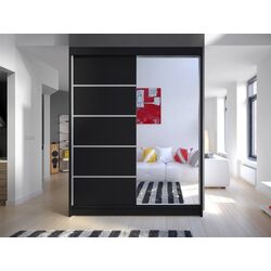 Dulap-cupe Mirjan24 Belgia III/Camino III (Black) Thumb