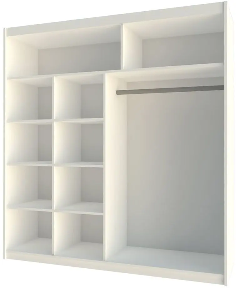 Dulap-cupe Mirjan24 Bercy/Paris 203x215x61 (White)