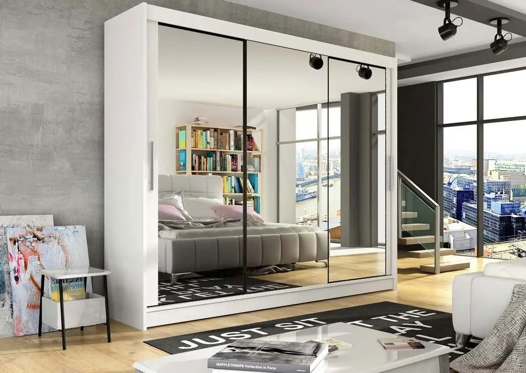 Шкаф-купе Mirjan24 Dasto/Aston III (White)