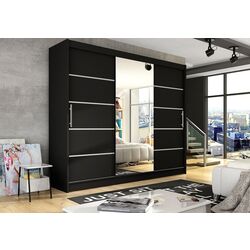 Dulap-cupe Mirjan24 Dasto/Aston VI (Black)