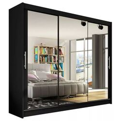 Dulap-cupe Mirjan24 Dasto III/Aston III (Black)