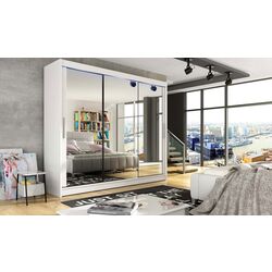 Dulap-cupe Mirjan24 Dasto/Aston III LED 250x215x58 (White) Thumb