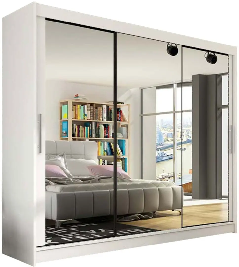 Dulap-cupe Mirjan24 Dasto/Aston III LED 250x215x58 (White)