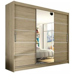 Шкаф-купе Mirjan24 Dasto VI/Aston VI c LED подсветкой (Sonoma Oak)
