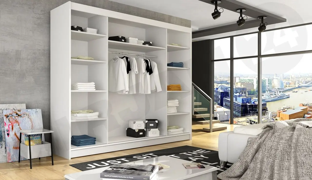 Шкаф-купе Mirjan24 Dasto VI/Aston VI c LED подсветкой (Sonoma Oak) - 2