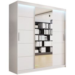 Dulap-cupe Mirjan24 Emilio/Rico 180x216x60 LED (White)