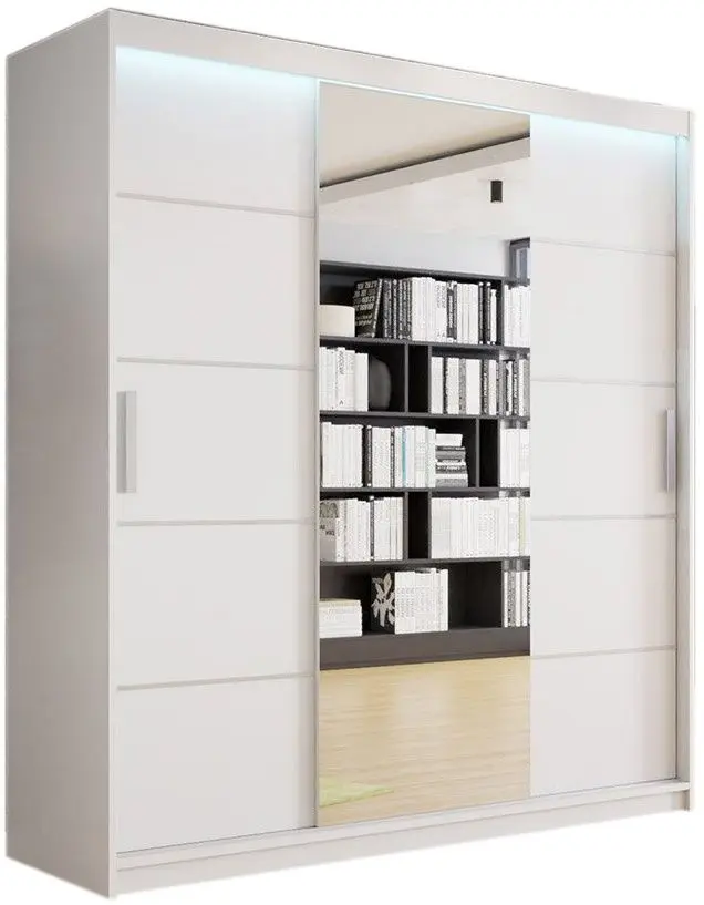 Dulap-cupe Mirjan24 Emilio/Rico 180x216x60 LED (White)