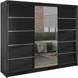 Шкаф-купе Mirjan24 Genewa VI/Derby VI (Black)