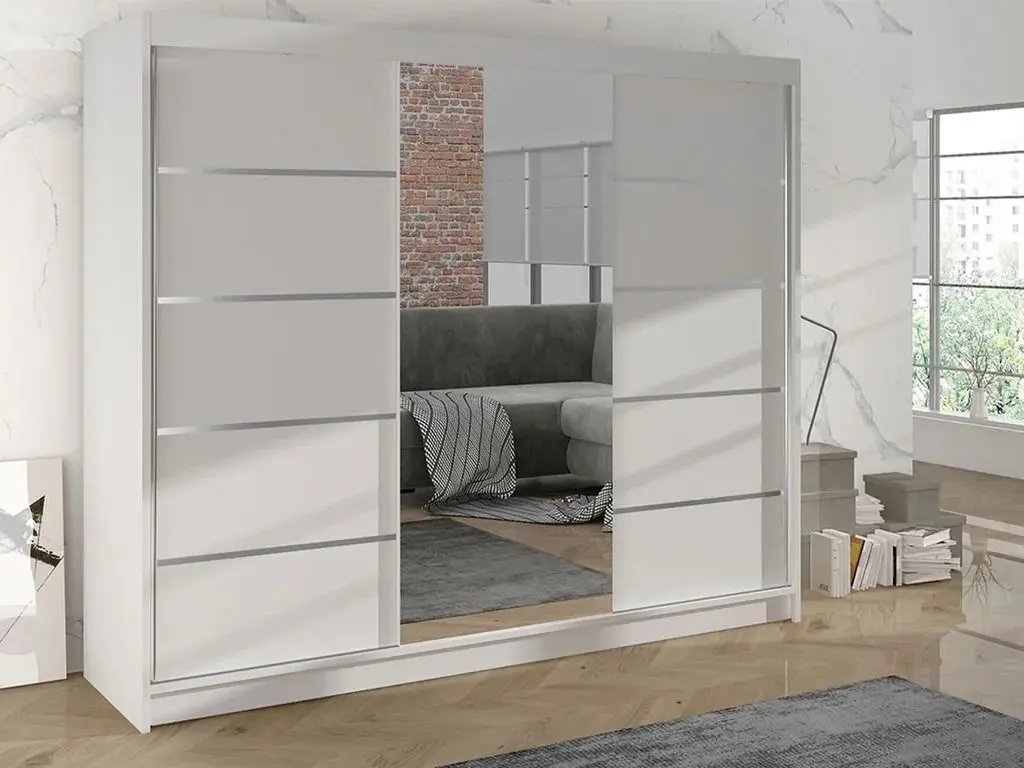 Dulap-cupe Mirjan24 Genewa VI/Derby VI (White) - 2