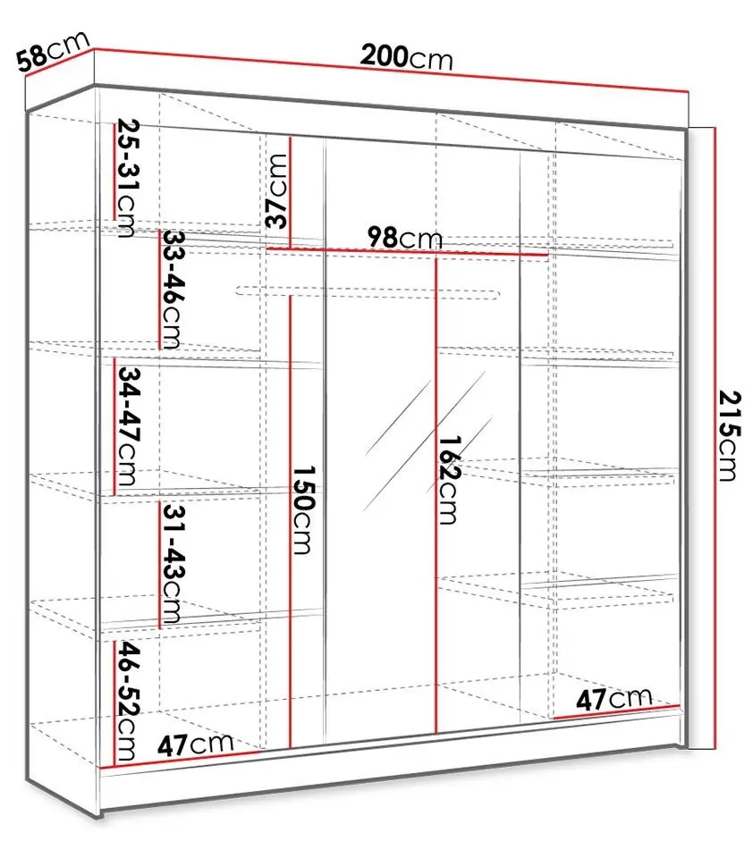 Dulap-cupe Mirjan24 Genewa VI/Derby VI (White) - 4