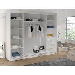 Шкаф-купе Mirjan24 Genewa VI/Derby VI (White/Black) Thumb