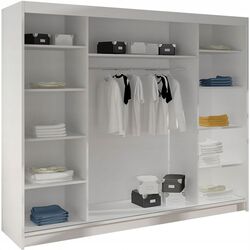 Шкаф-купе Mirjan24 Genewa VI/Derby VI (White/Sonoma Oak) Thumb