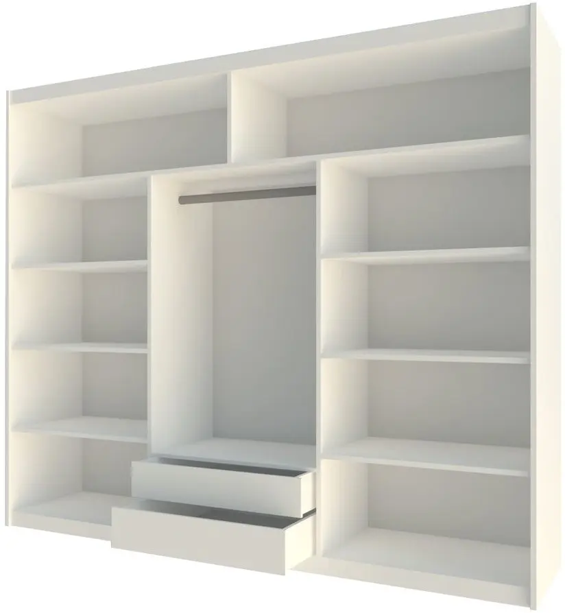 Dulap-cupe Mirjan24 Kalifornia/Malibu 250x215x61 (White) - 2