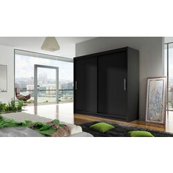 Dulap-cupe Mirjan24 London I 180x215x58 (Black) Thumb