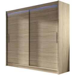 Dulap-cupe Mirjan24 London I 180x215x58 LED (Sonoma Oak)