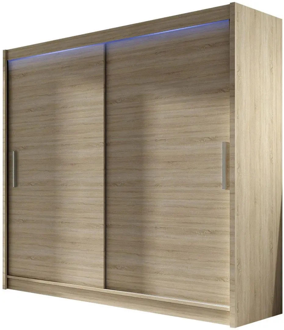 Dulap-cupe Mirjan24 London I 180x215x58 LED (Sonoma Oak)