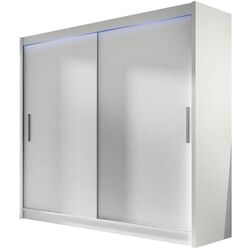 Dulap-cupe Mirjan24 London I 180x215x58 LED (White)